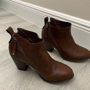 Torrid brown bootie wide width